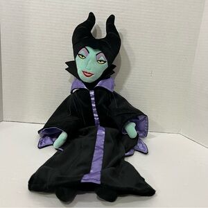 Disney Store Sleeping Beauty Maleficent Large Villain Plush Doll 20" Prince Kiss